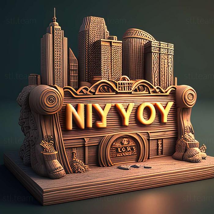 3D модель Гра Tycoon City New York (STL)